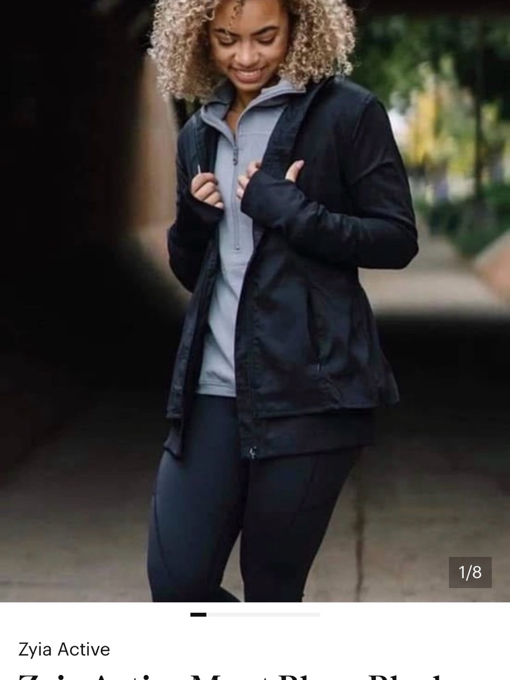 ZYIA Black Mont Bland Jacket